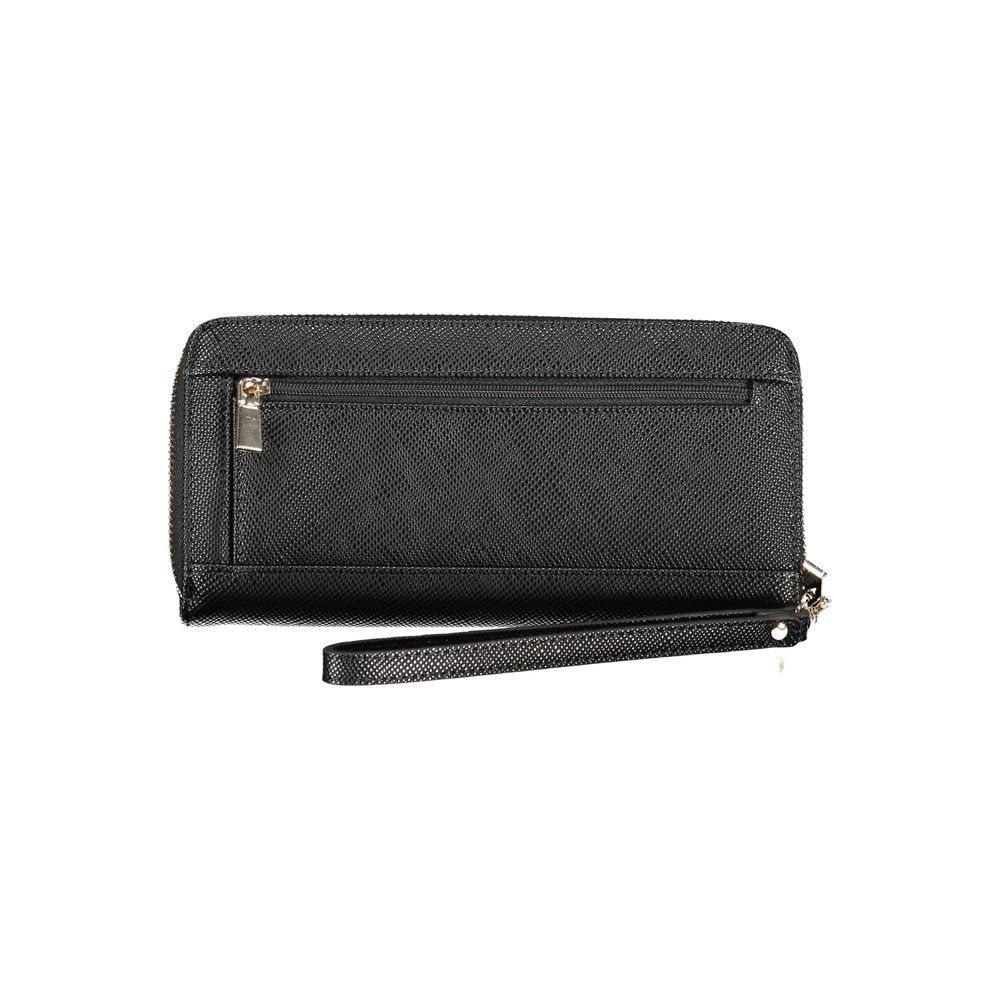 Guess Jeans Black wallet made of polyethylene